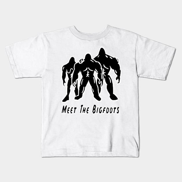 Meet The Bigfoots - The Legend Of Cyrus Kids T-Shirt by ShortStoriesbyMatt